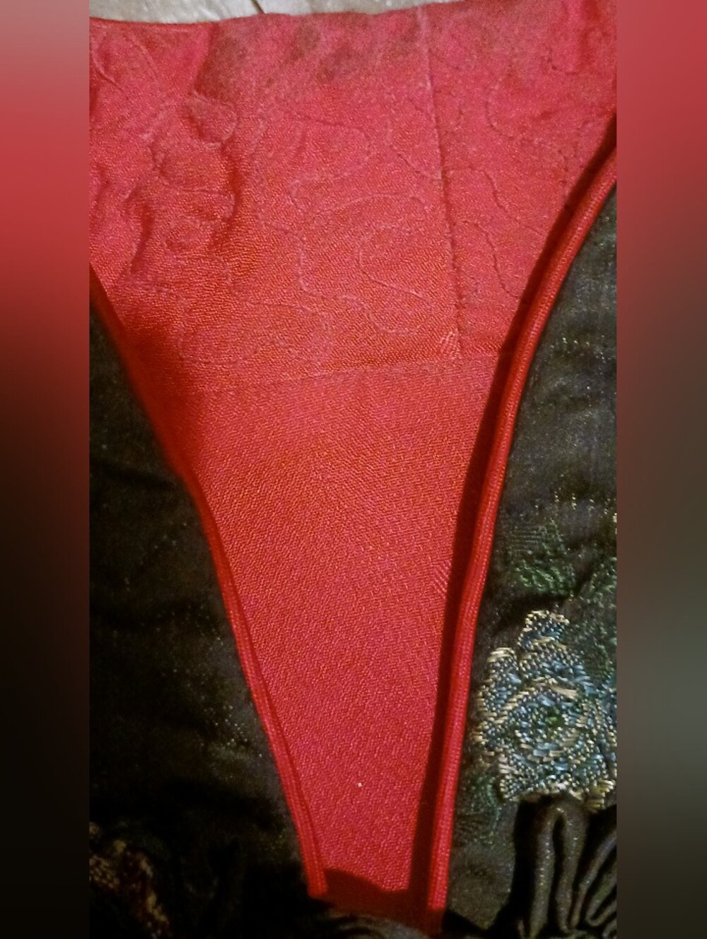 Vintage Chinese Silk Brocade Reversible Mandarin Jacket Small (Read Description) - Picture 14 of 16